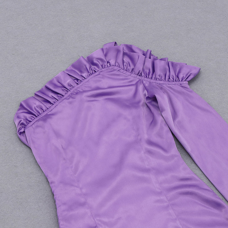 Purple Bodycon Dress HB7442 5