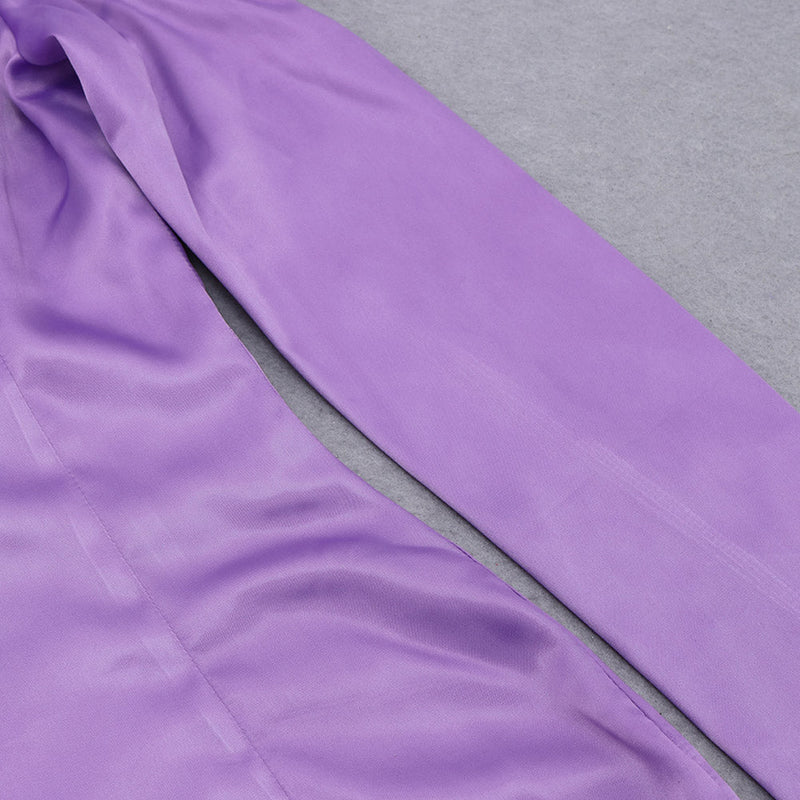 Purple Bodycon Dress HB7442 6