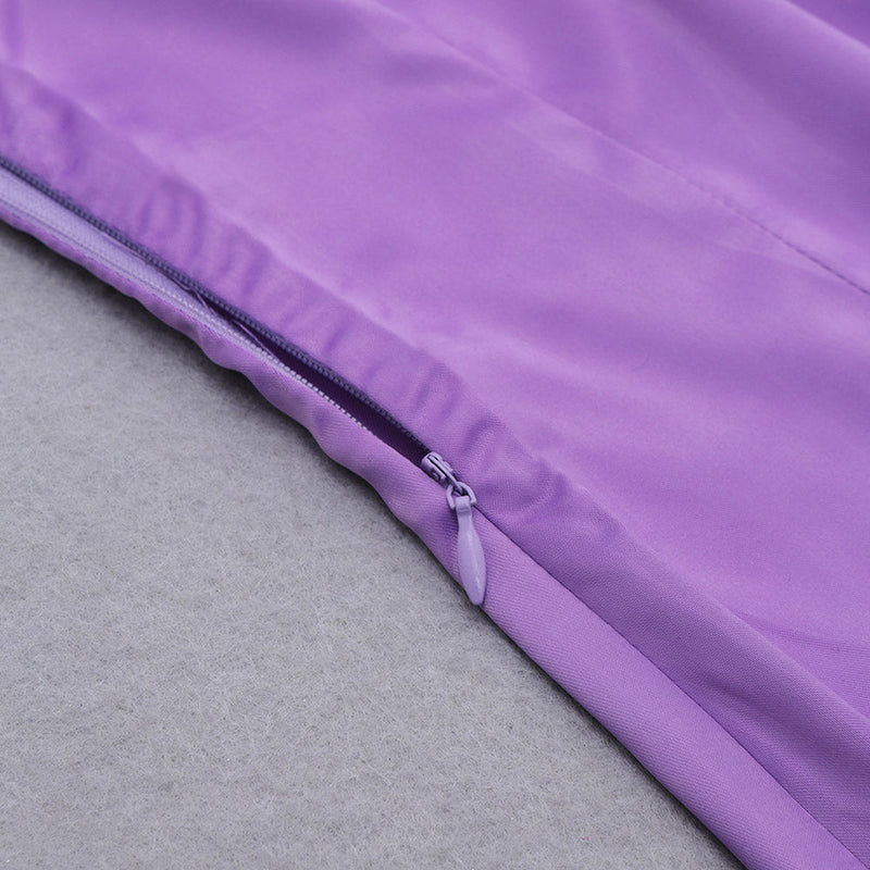 Purple Bodycon Dress HB7442 7