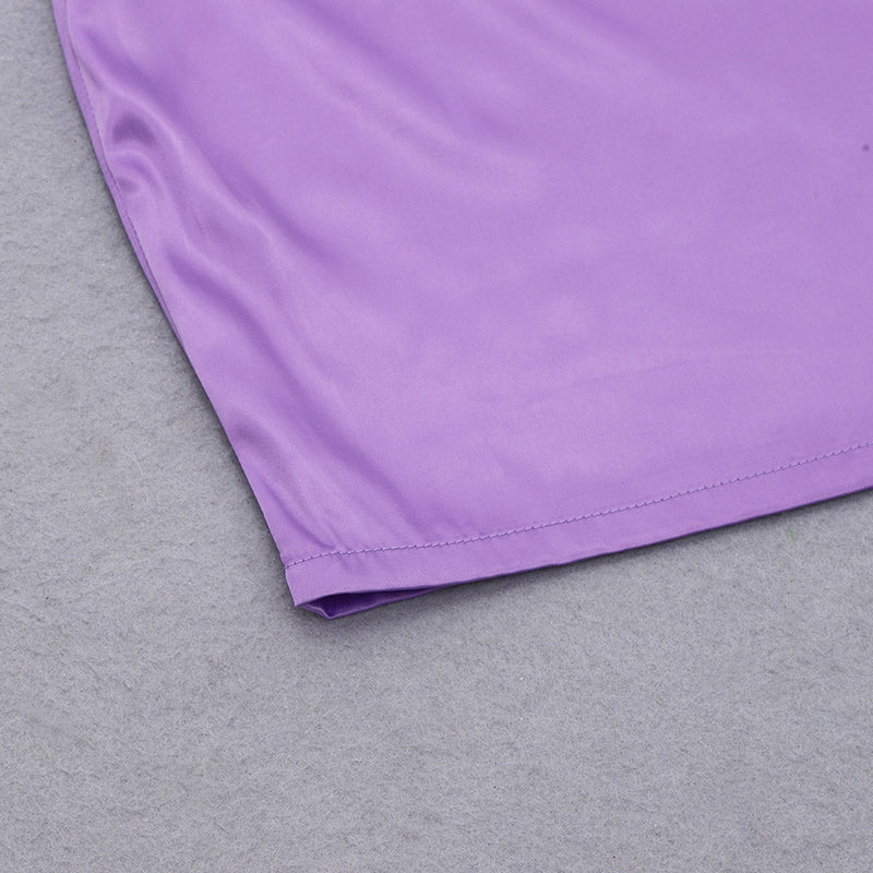Purple Bodycon Dress HB7442 8