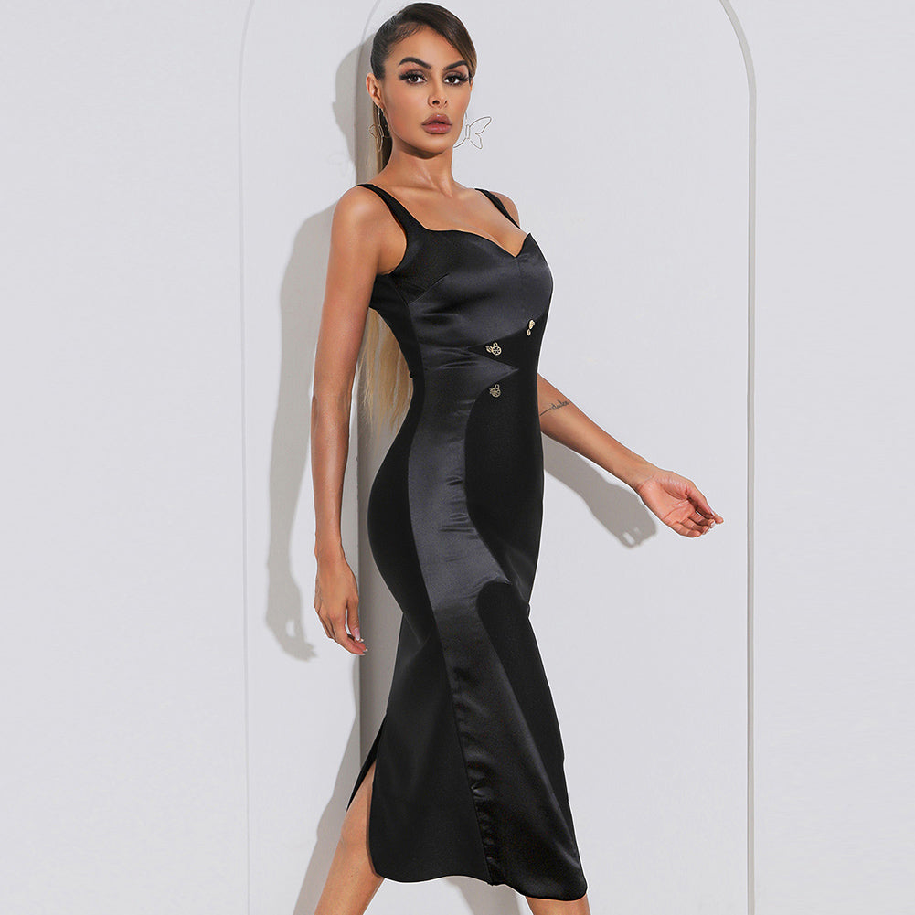 Black Bandage Dress HB7475 4