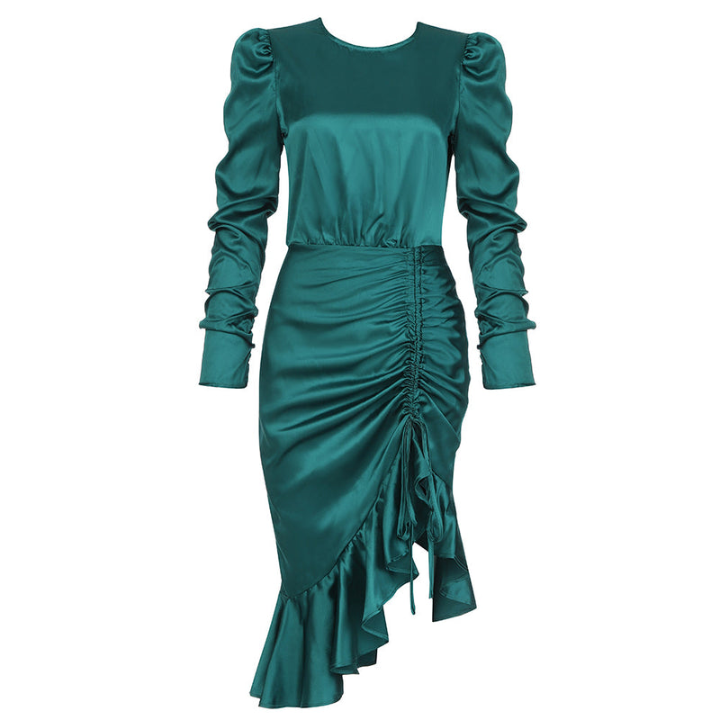 Green Bodycon Dress HB7519 4