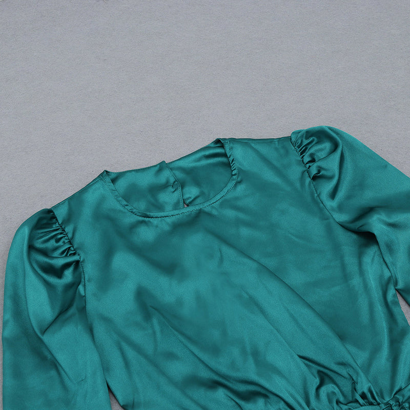 Green Bodycon Dress HB7519 6