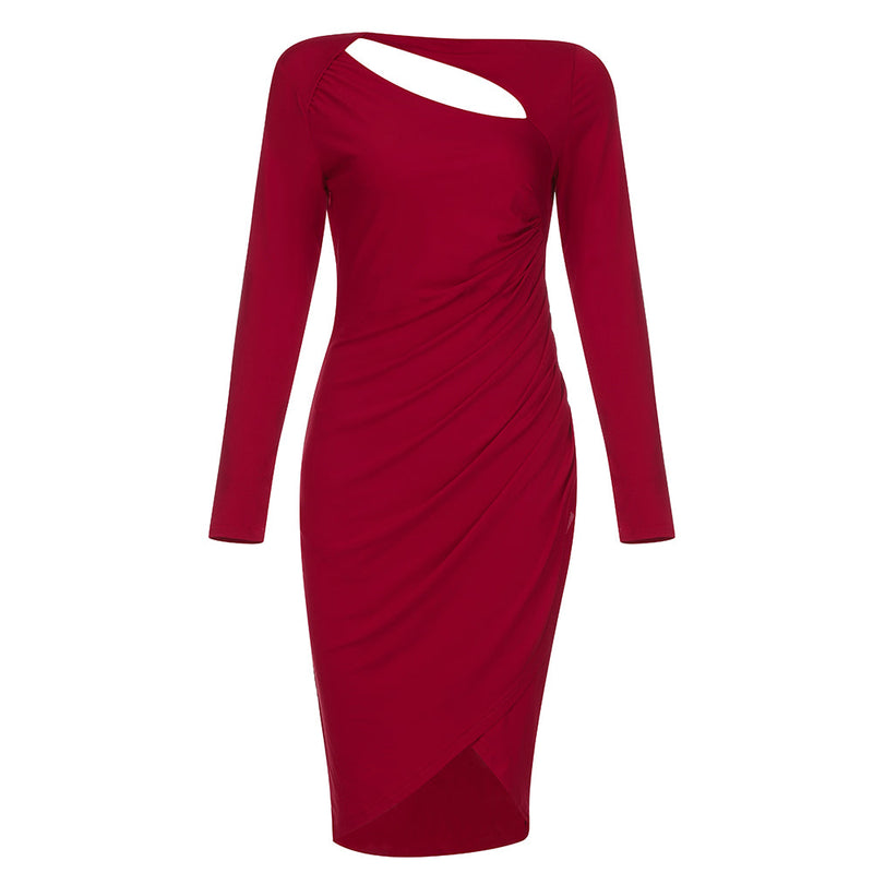 Red Bodycon Dress HB7523 4