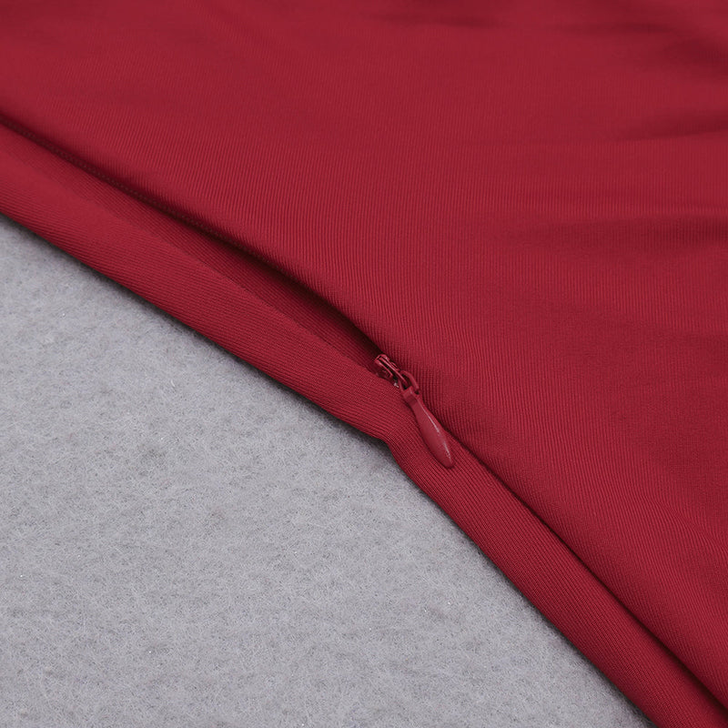 Red Bodycon Dress HB7523 8