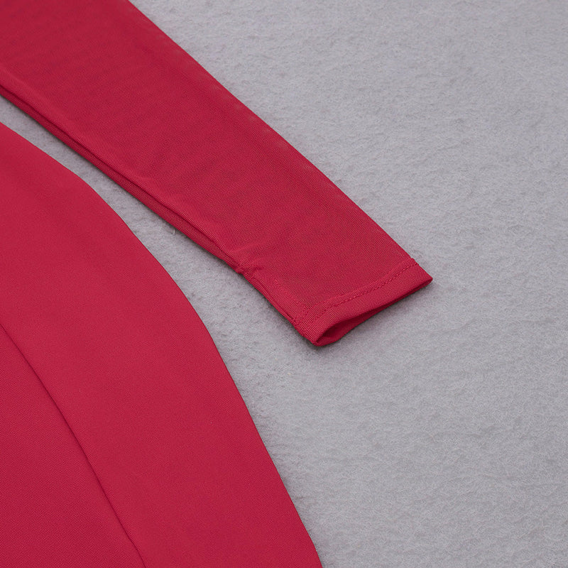 Red Bodycon Dress HB75430 7