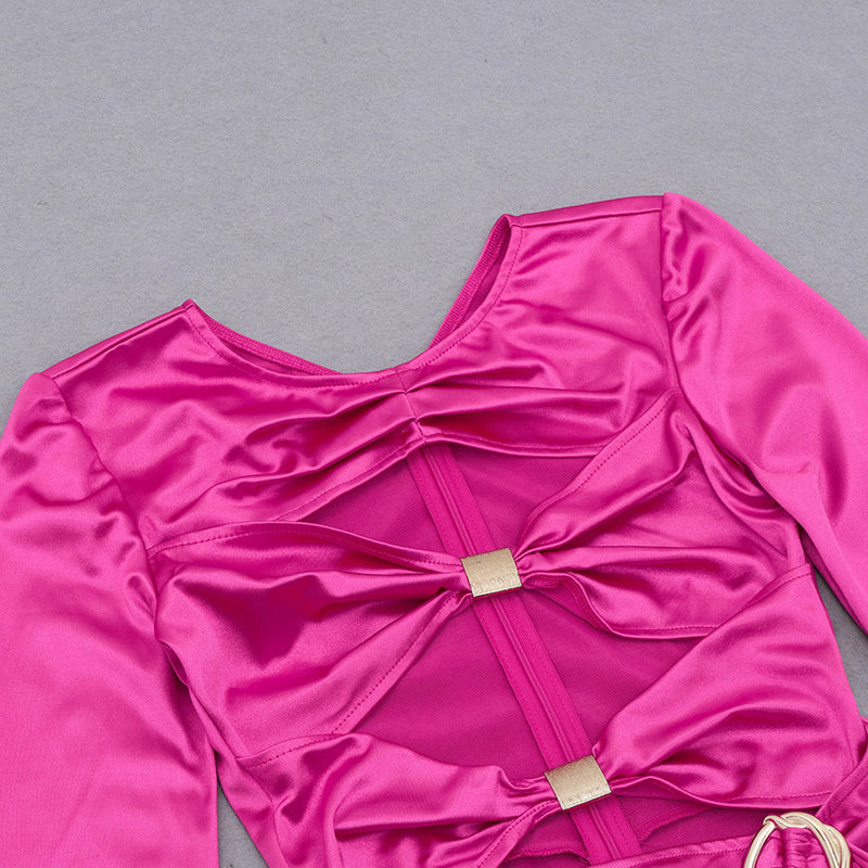 Rose Bodycon Dress HB7546 6