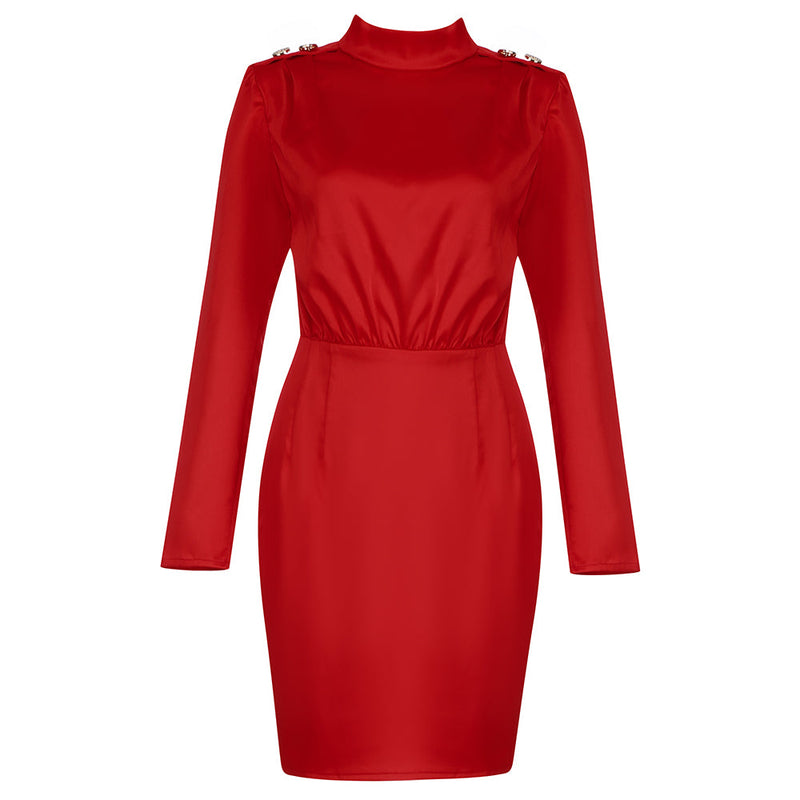 Red Bodycon Dress HB7548 4