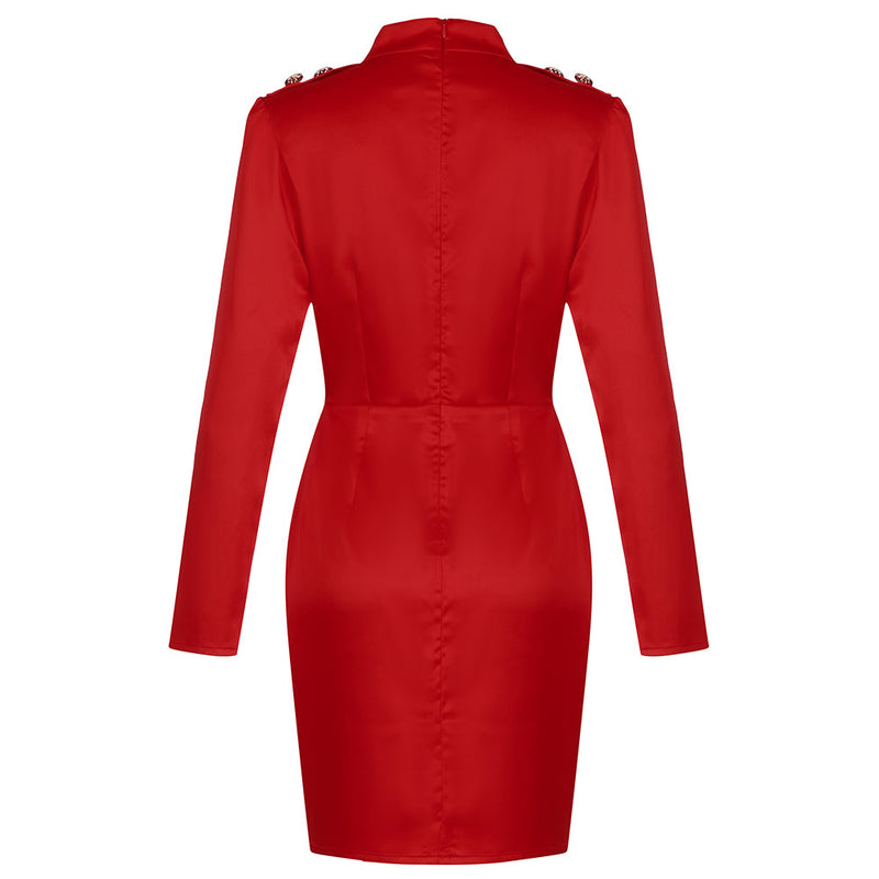 Red Bodycon Dress HB7548 5