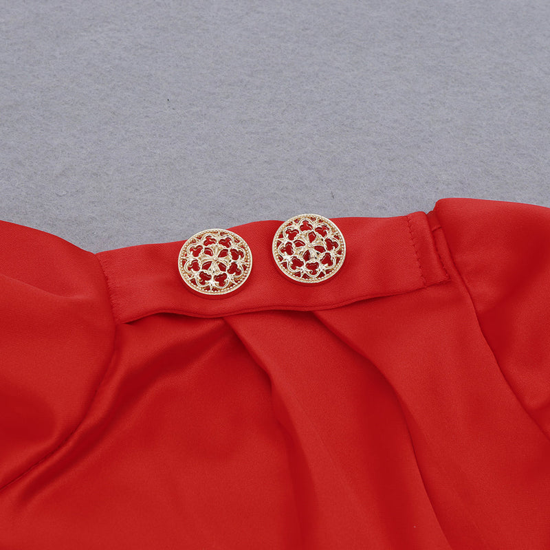 Red Bodycon Dress HB7548 7