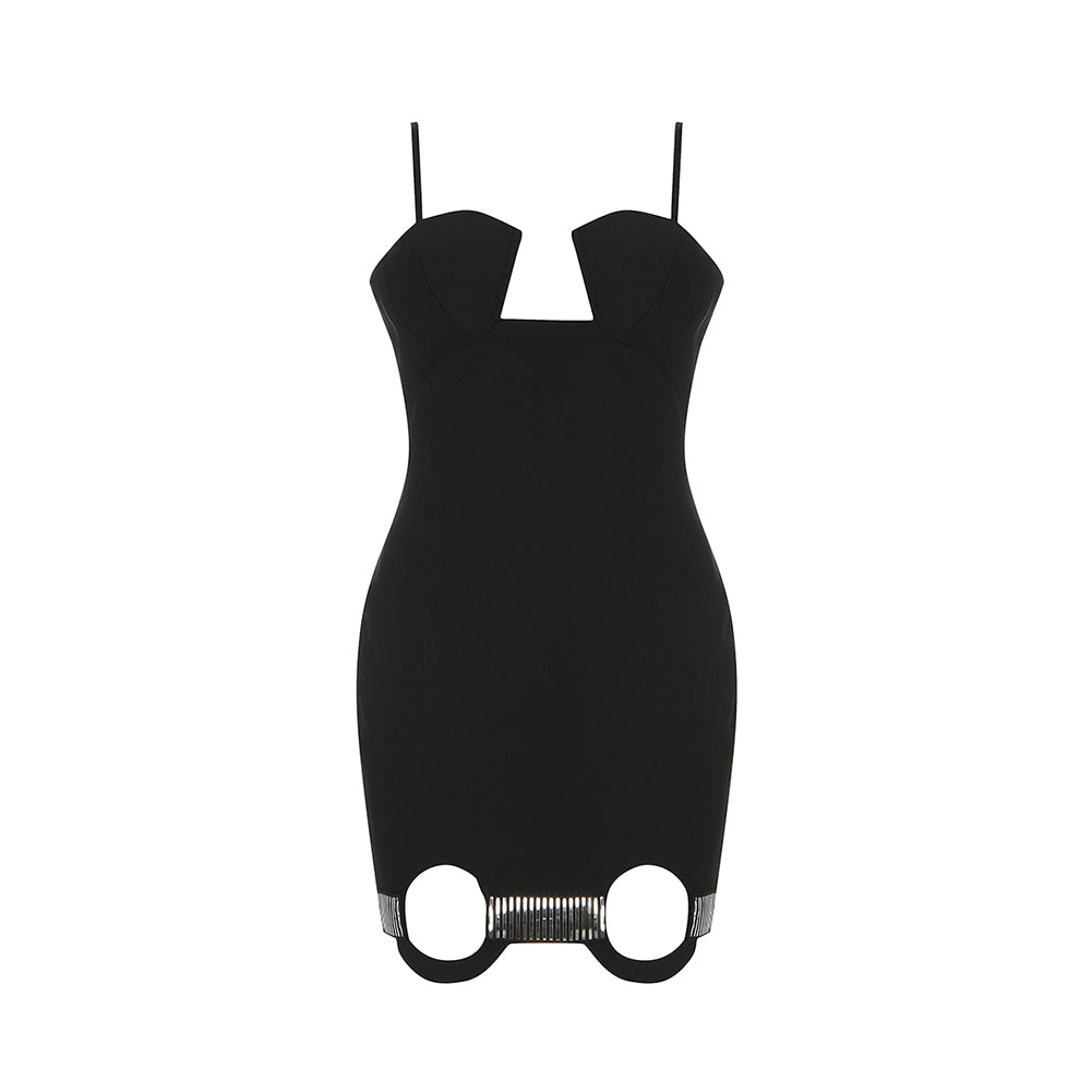 Black Bandage Dress HB7591 4