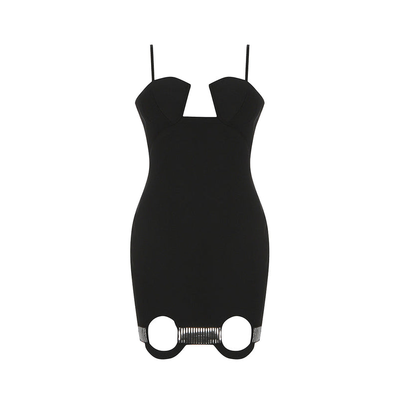 Black Bandage Dress HB7591 4