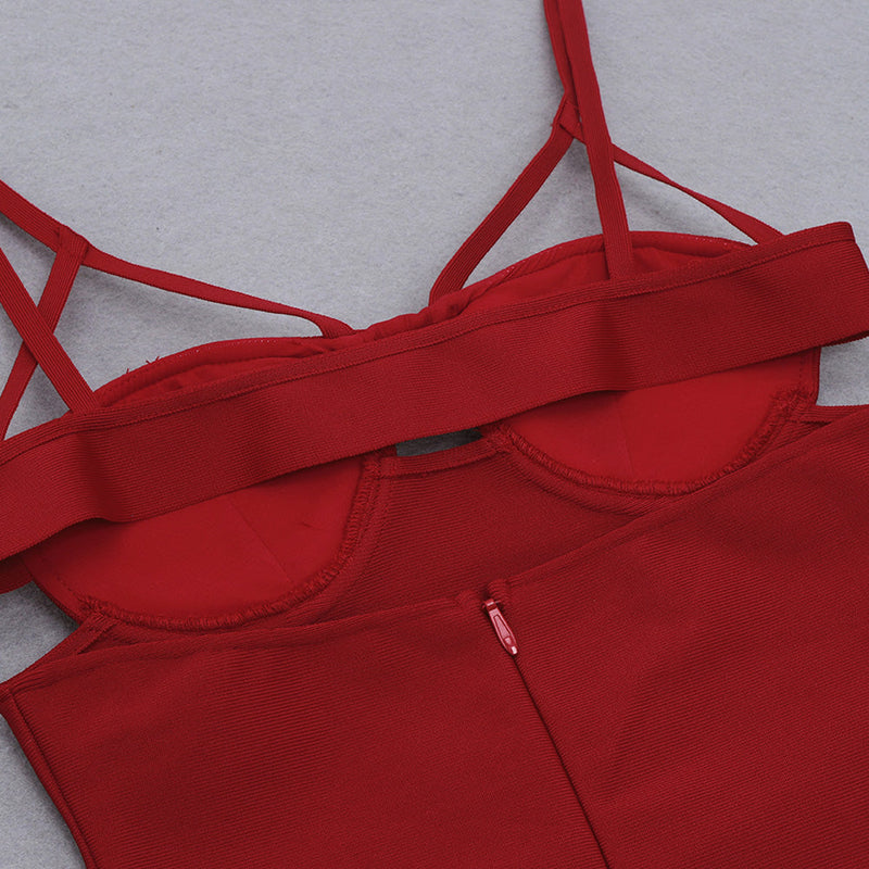 Red Bandage Dress HB7599 9