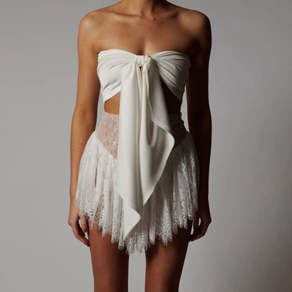 White Bodycon Dress HB7608 3