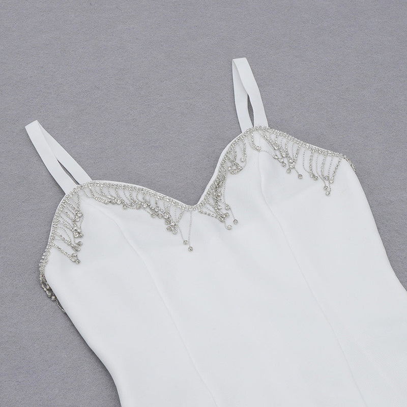 White Bandage Dress HB7623 6
