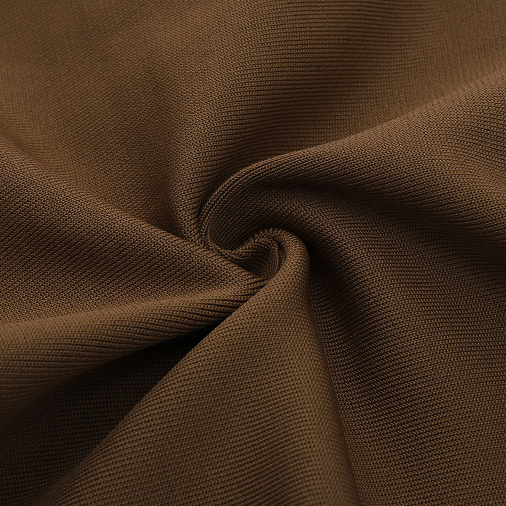 Brown Bandage Dress HB7629 9