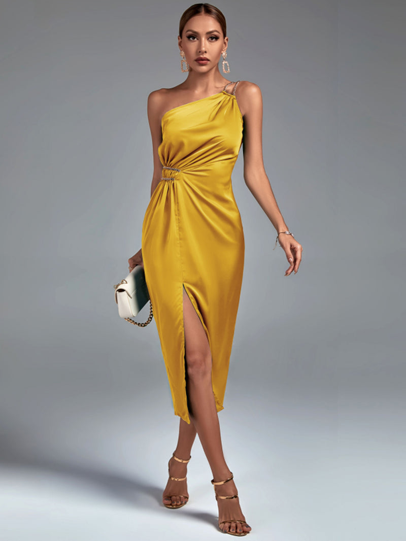 Yellow Bodycon Dress HB76360