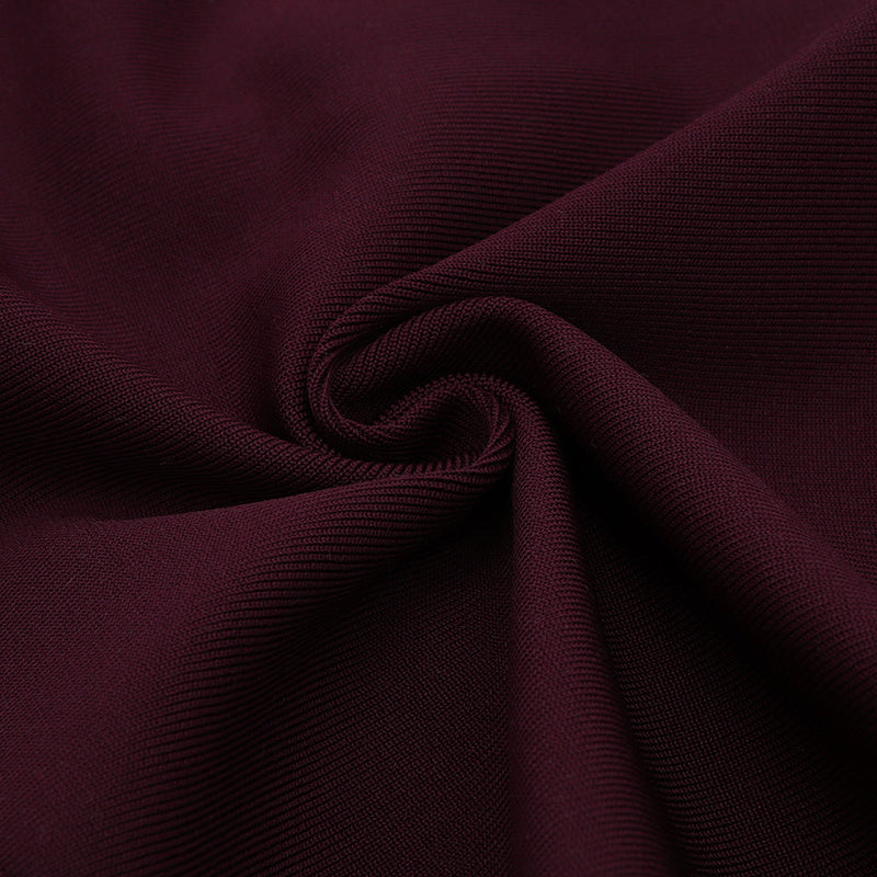 Maroon Bandage Dress HB76412 10