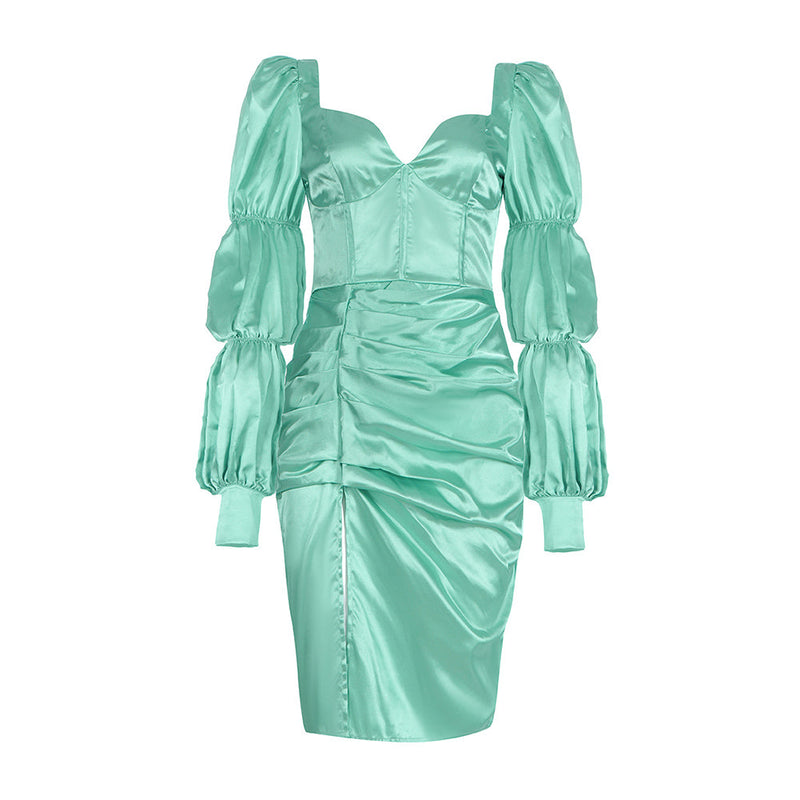 Green Bodycon Dress HB7681 5
