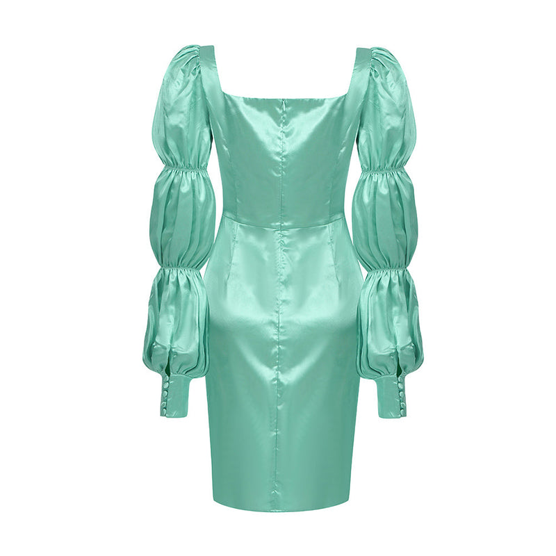 Green Bodycon Dress HB7681 6