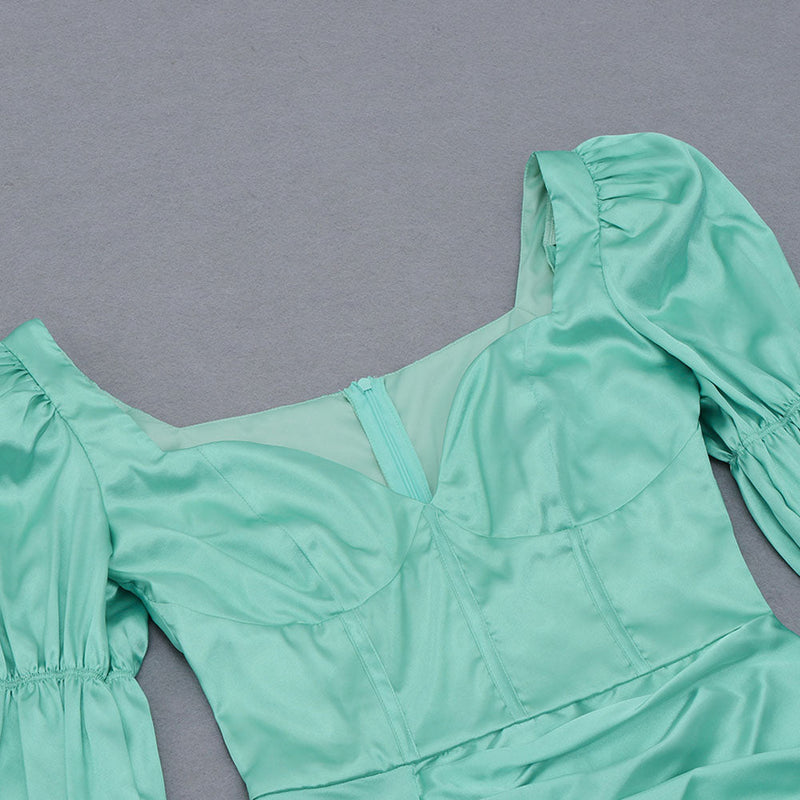 Green Bodycon Dress HB7681 7