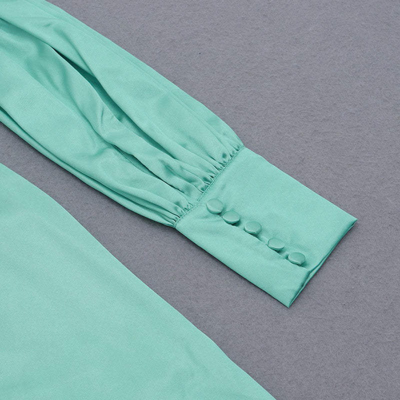 Green Bodycon Dress HB7681 9