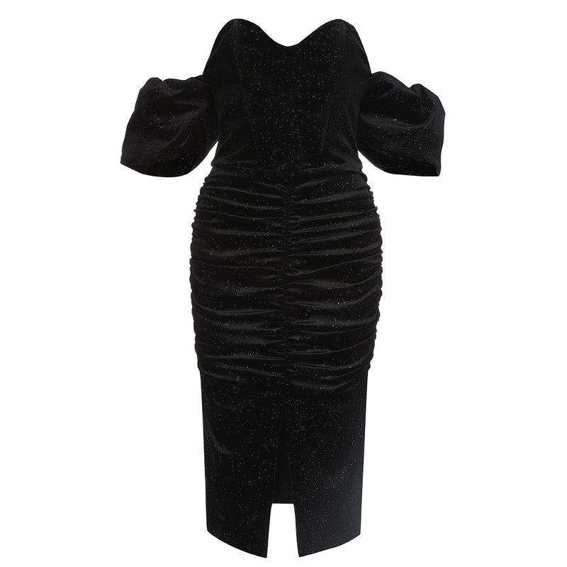 Black Bodycon Dress HB7685 4