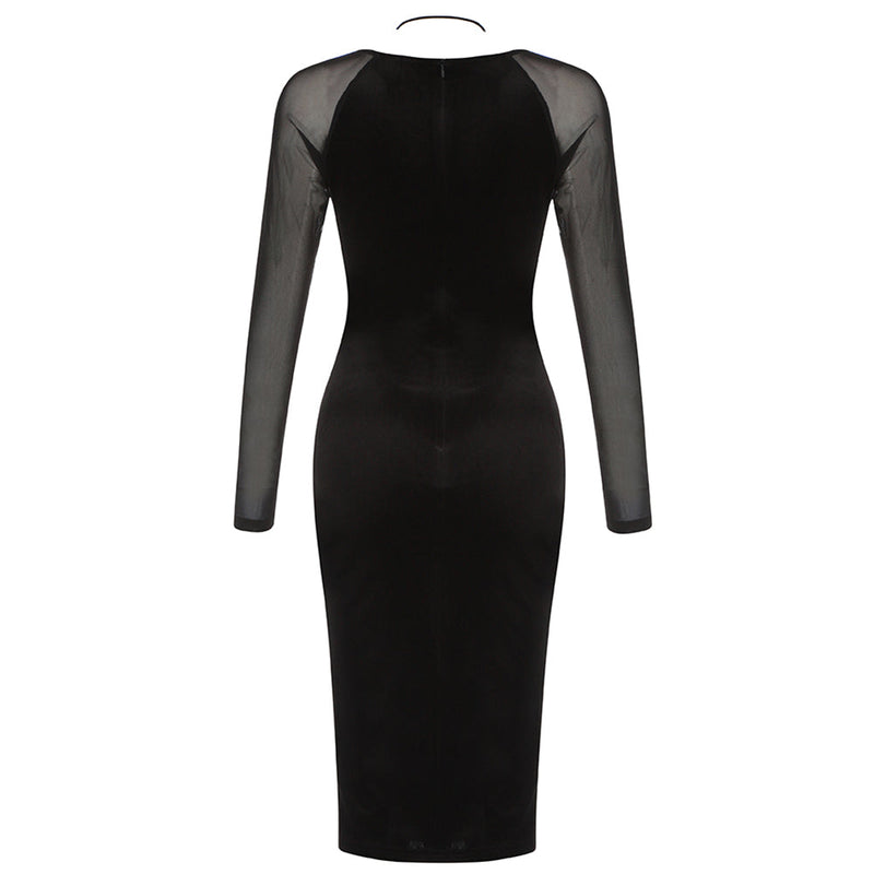 Black Bodycon Dress HB7696 5