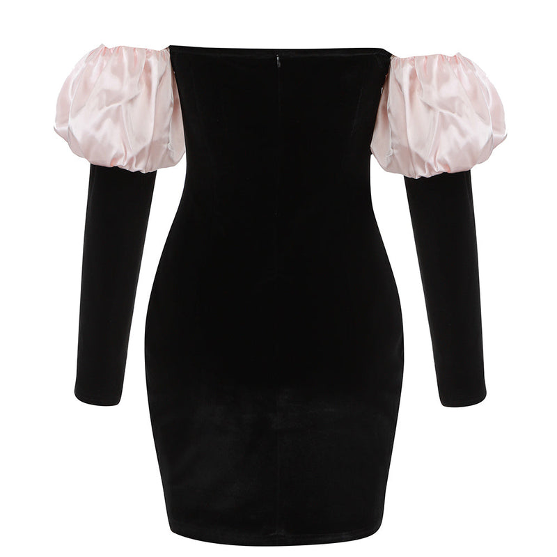Black Bodycon Dress HB7702 5