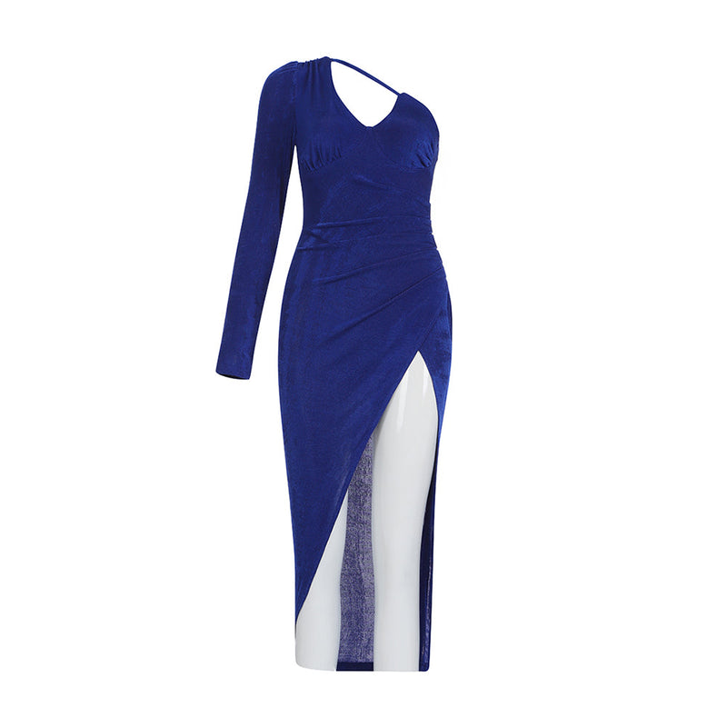 Blue Bodycon Dress HB7705 4