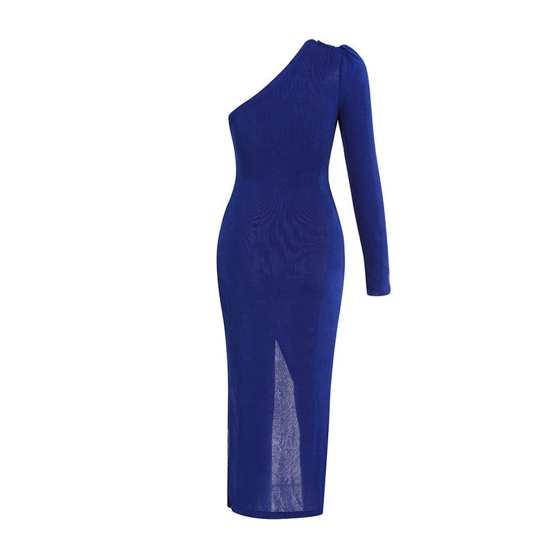 Blue Bodycon Dress HB7705 5