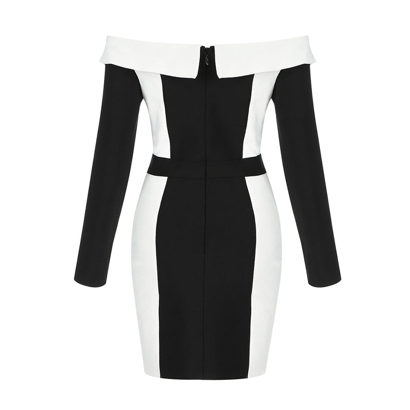 Black Bandage Dress HB7709 6