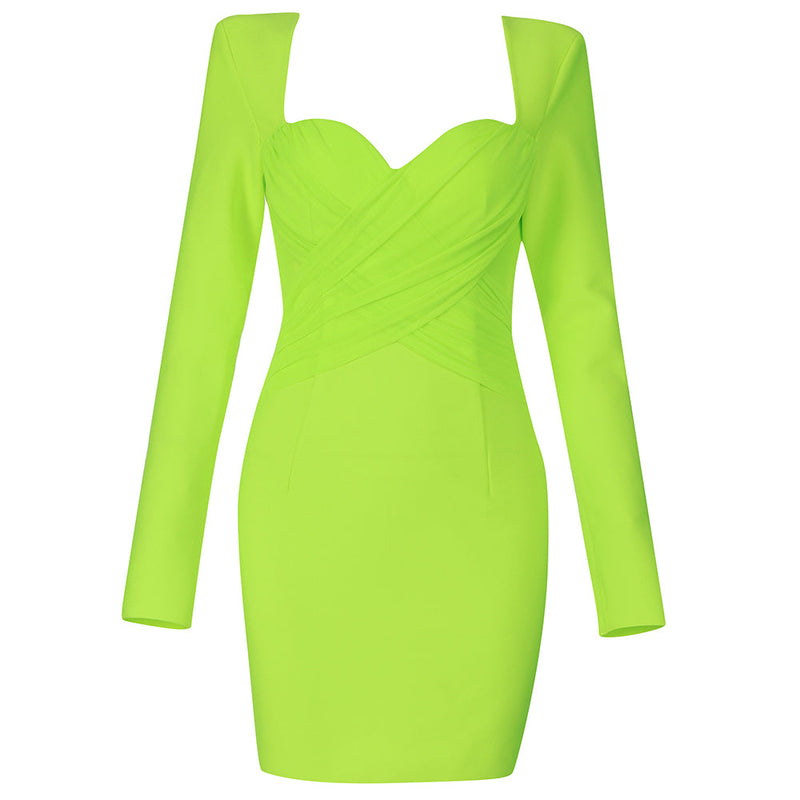 Green Bandage Dress HB7717 4