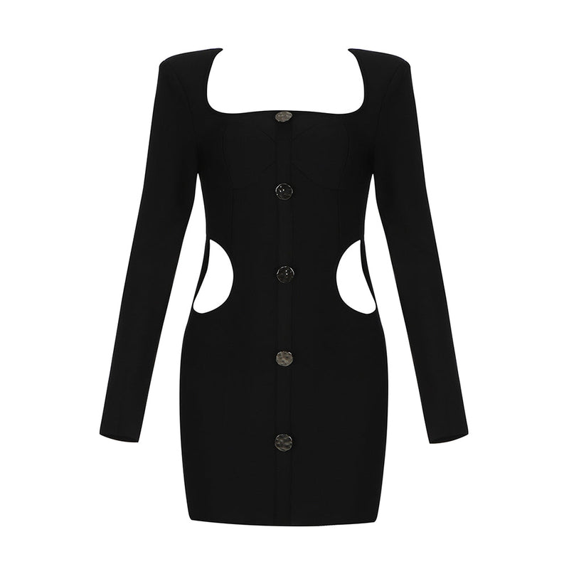 Black Bandage Dress HB7718 5