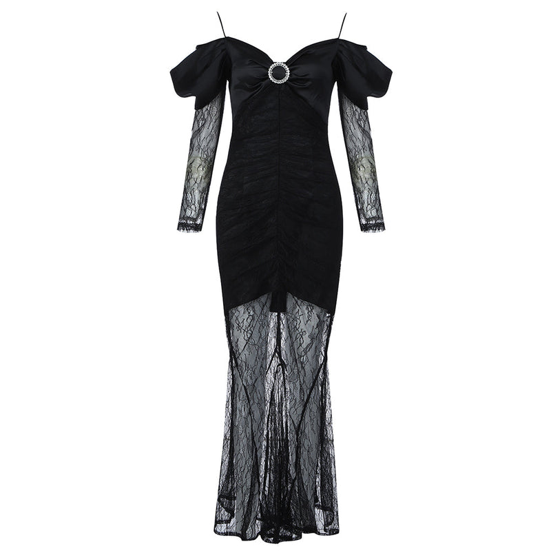 Black Bodycon Dress HB7731 4