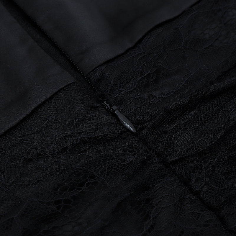 Black Bodycon Dress HB7731 9