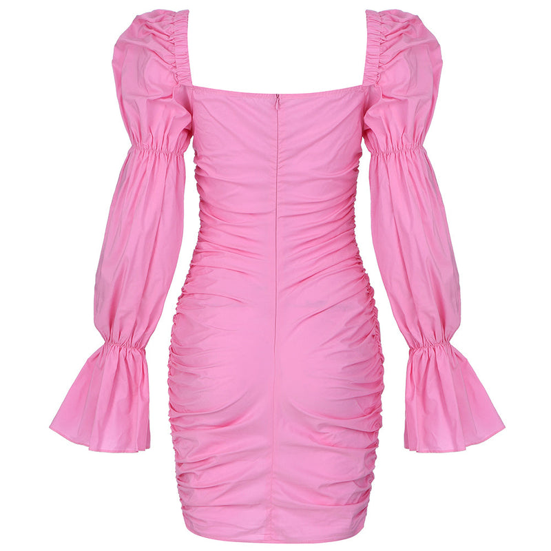 Pink Bodycon Dress HB7747 5