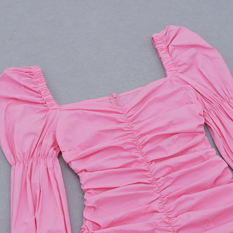 Pink Bodycon Dress HB7747 6