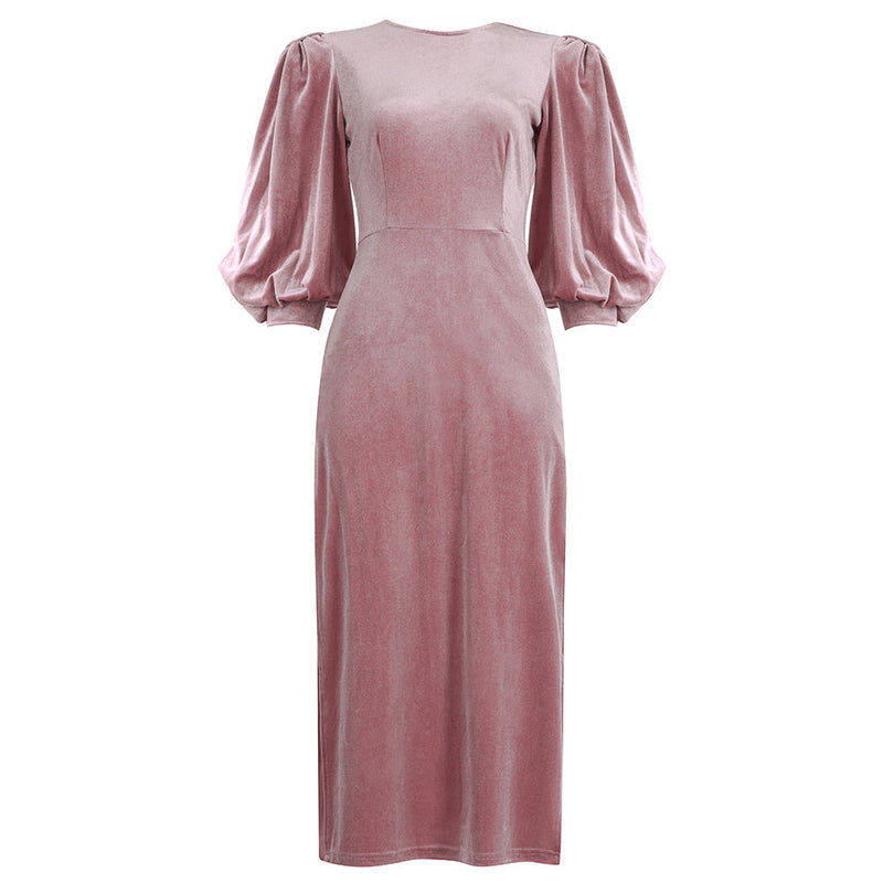 Pink Bodycon Dress HB7749 4