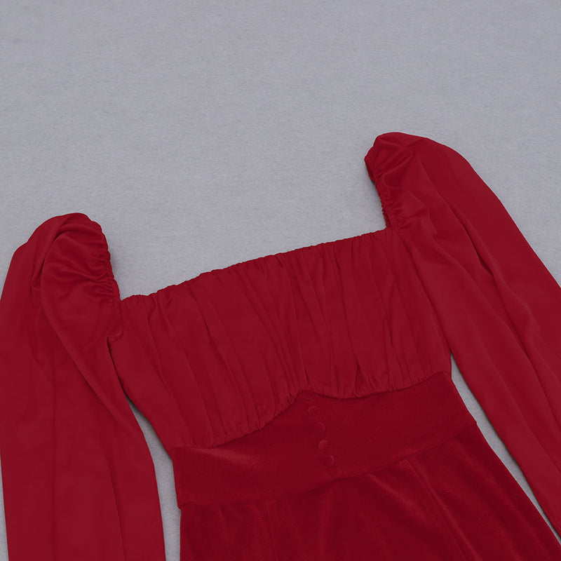 Red Bodycon Dress HB7772 6