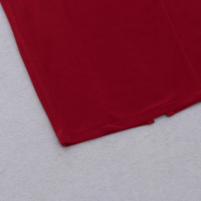 Red Bodycon Dress HB7772 8