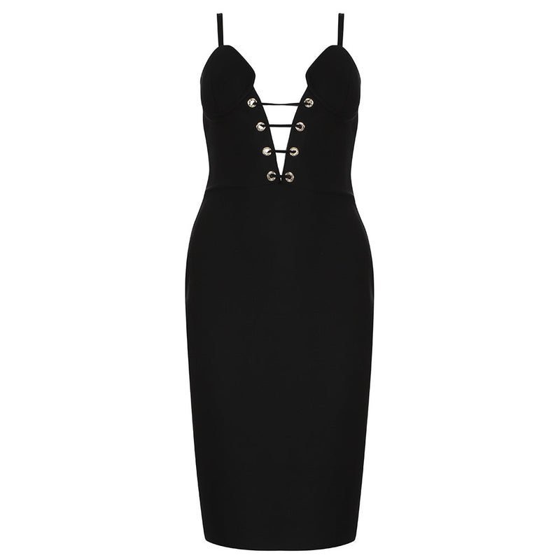 Black Bandage Dress HB7775 5