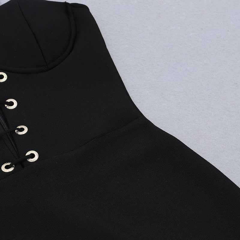 Black Bandage Dress HB7775 8