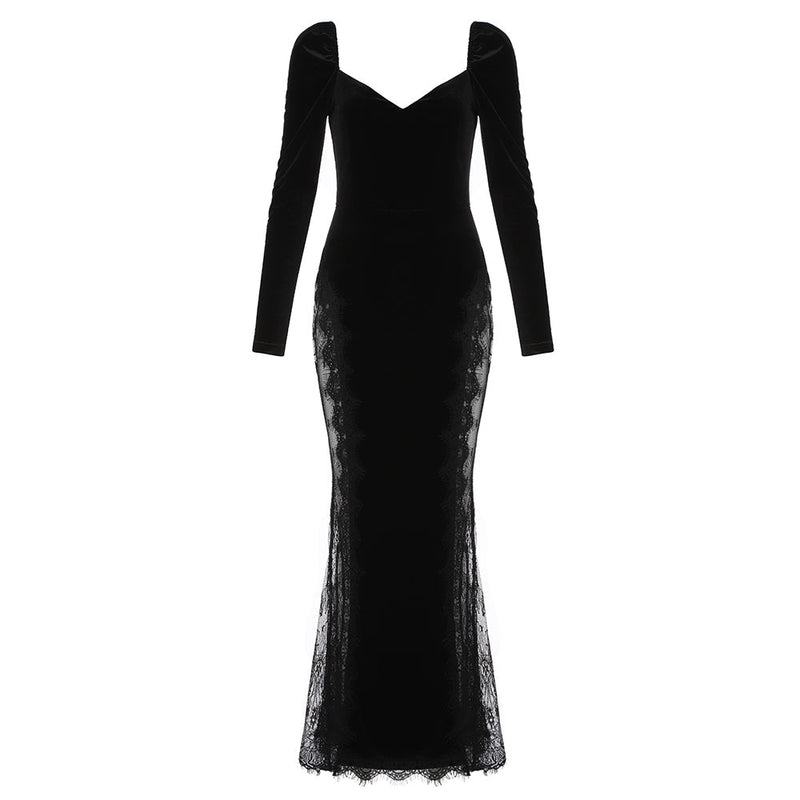 Black Bodycon Dress HB7778 2