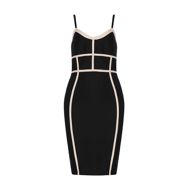 Black Bandage Dress HB7789 4