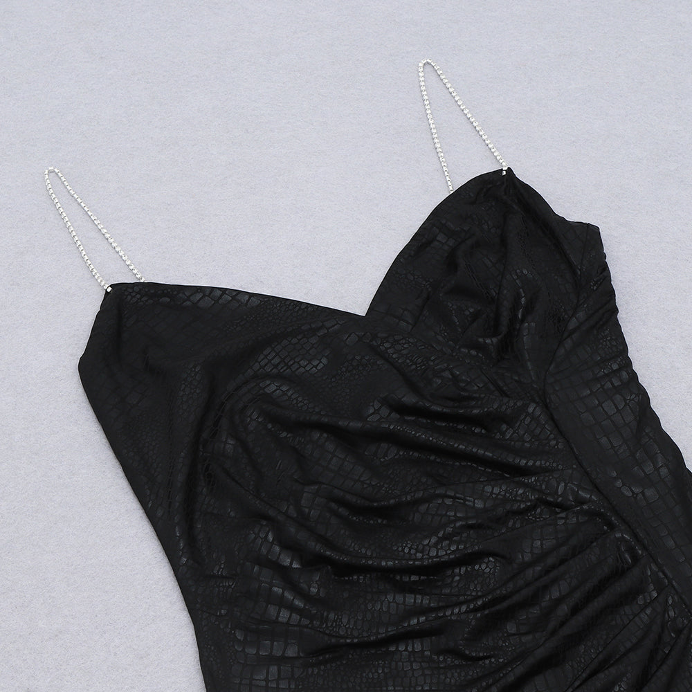 Black Bodycon Dress HB7796 7