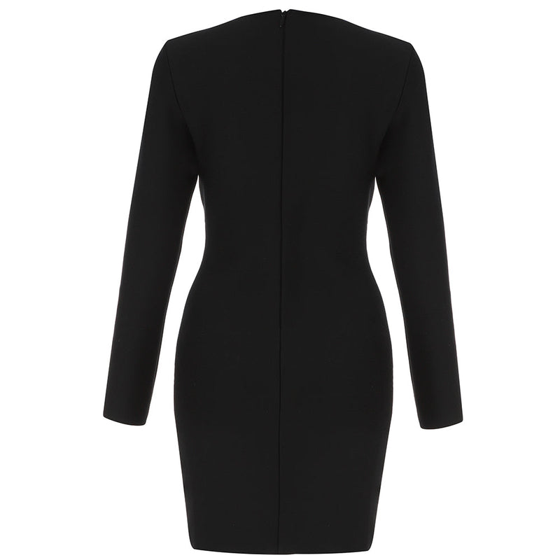 Black Bandage Dress HB7807 5