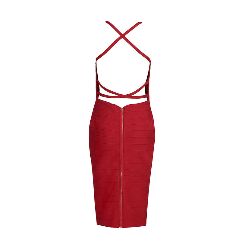 Red Bandage Dress HB7812 5