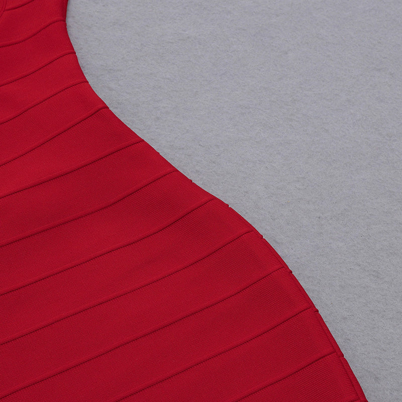 Red Bandage Dress HB7812 7
