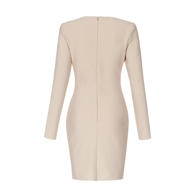 Apricot Bandage Dress HB7814 6